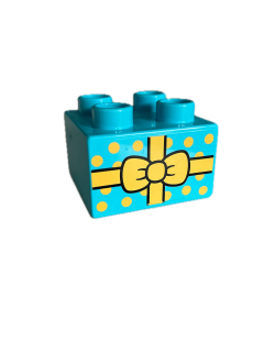 Lego® Duplo® kostka s potiskem dárek